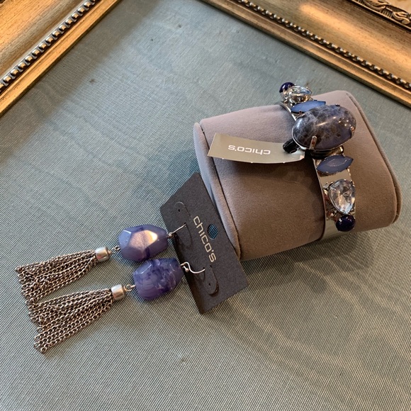 Chico’s Bracelet & Earrings - Picture 8 of 8